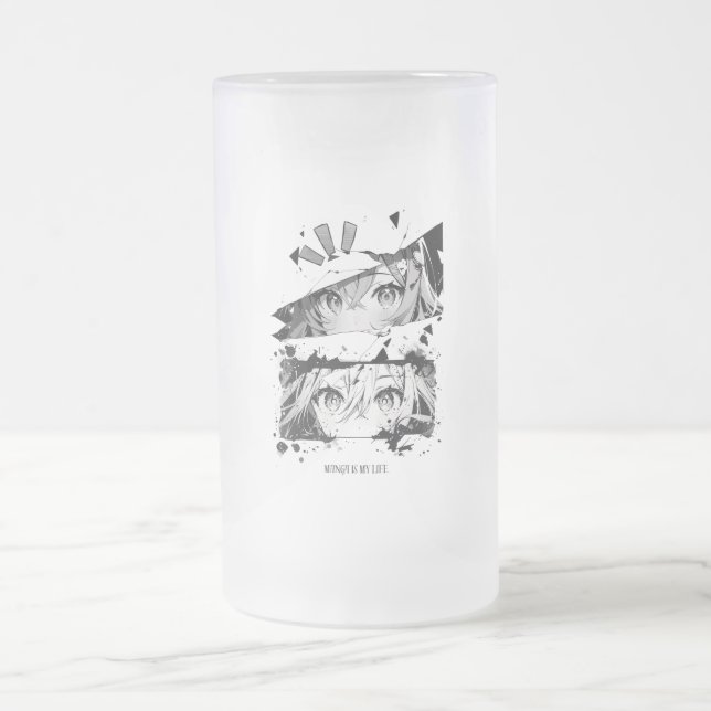 Chope Givrée Manga Is My Life Anime Eyes Glitch Art (Centre)