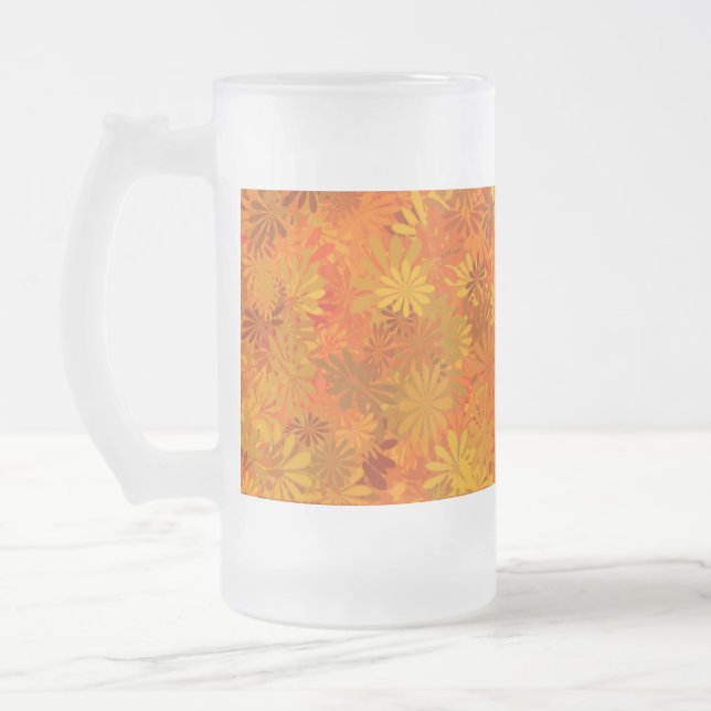 Chope Givrée Marguerites orange (Gauche)