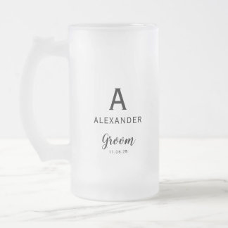 Chope Givrée Mariage du nom du monogramme de la pièce