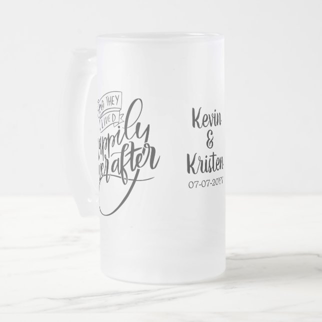 Chope Givrée Mariage Heureux Pour Toujours (Devant gauche)