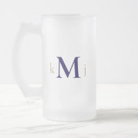 Mariage Monogramme Gold & Navy