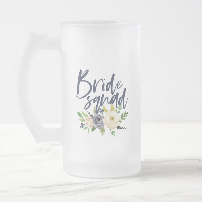 Chope Givrée mariée marine floral bachelorette nuptiale (Gauche)