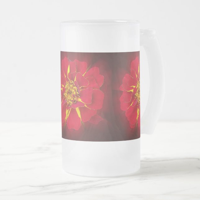 Chope Givrée marigold rouge vif (Devant droit)
