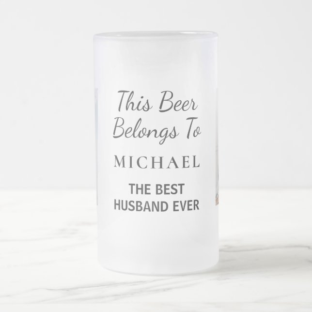 Chope Givrée Meilleur Mari Jamais Photo (Centre)