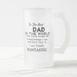 Chope Givrée Meilleur Papa du Monde CADEAU DRÔLE POUR PÈRE