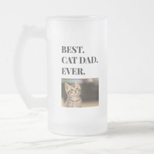 Chope Givrée Meilleur père de chat jamais photo