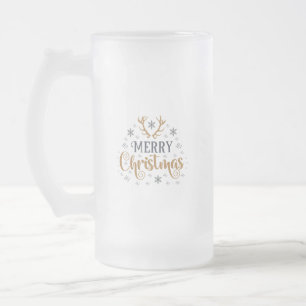 Chope Givrée Merry Christmas Snowflakes