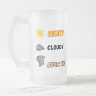 Chope Givrée Météo pour la bière nuageuse Sunny