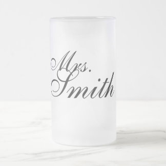 Chope Givrée Mme givrée personnalisable de cadeau de mariage de