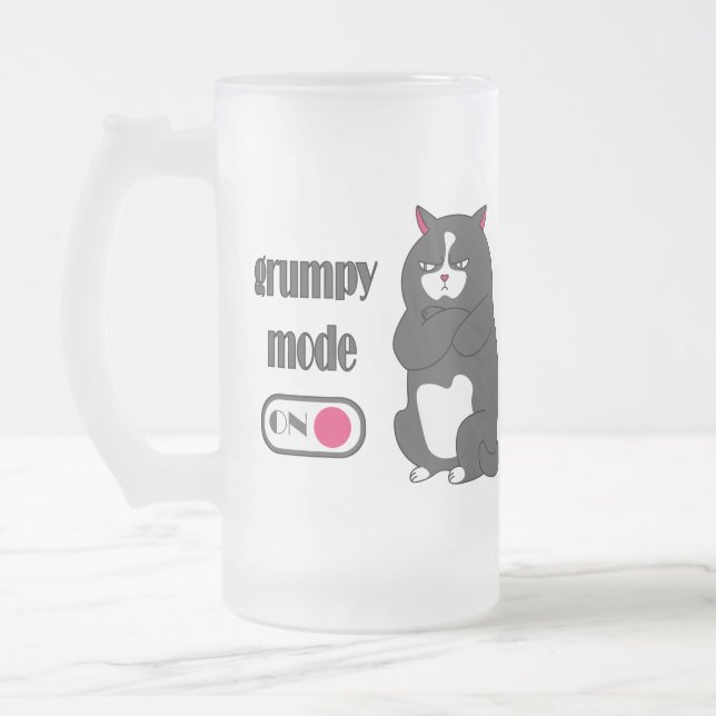 Chope Givrée Mode grumeux sur drôle de gros chat (Gauche)