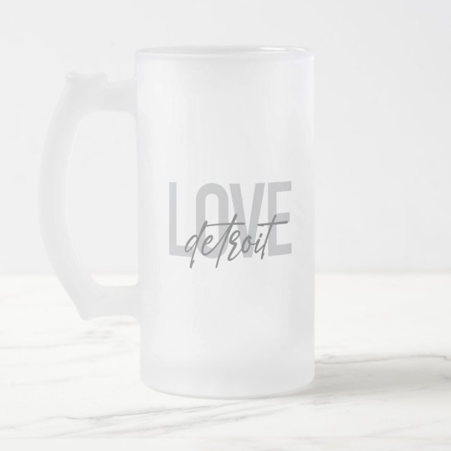 Chope Givrée Moderne, simple, cool, design urbain Amour Detroit (Gauche)