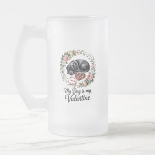 Chope Givrée Mon chien est mon design de Saint-Valentin pour am