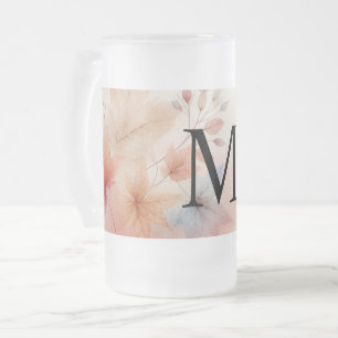 Chope Givrée Monogramme Colorful Fall laisse pastels aquarelles