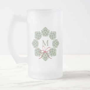 Chope Givrée Monogramme de Noël Beer Hops