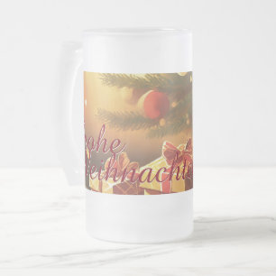 Chope Givrée Motif, avec des cadeaux sous l'arbre de Noël 37016