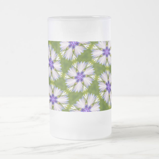 Chope Givrée Motif de fleurs blanches (Centre)
