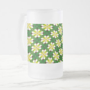 Chope Givrée Motif frangipanier jaune
