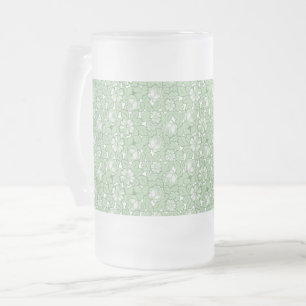 Chope Givrée motif rose en vert clair