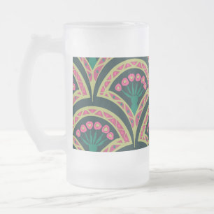 Chope Givrée motif vert en forme de coquillage