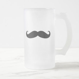 Chope Givrée Moustache noire ou moustache noire pour des