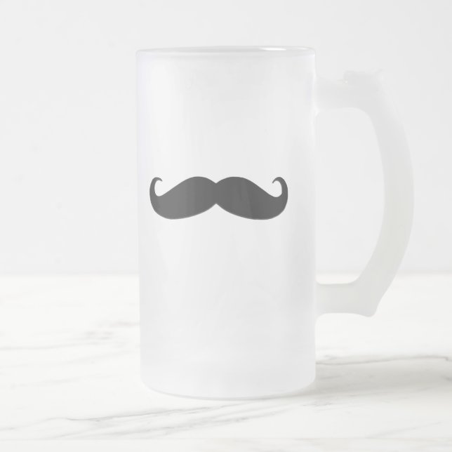 Chope Givrée Moustache noire ou moustache noire pour des (Droit)