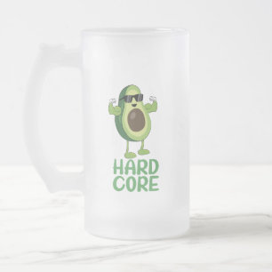 Chope Givrée Musculaire Hardcore Avocado drôle