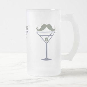 Chope Givrée Mustache Martini - choisir le style, la couleur