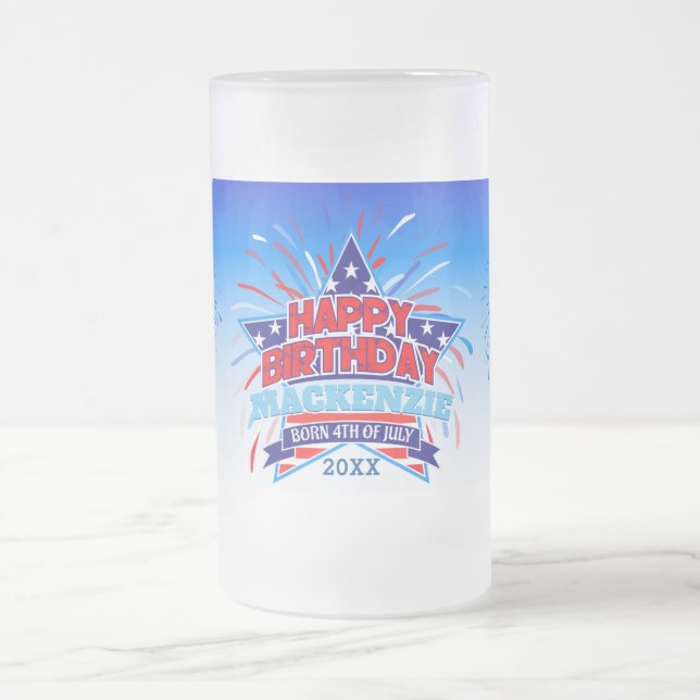 Chope Givrée Né le 4 juillet Joyeux anniversaire (Centre)