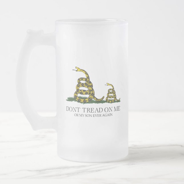 Chope Givrée Ne Marche Pas Sur Moi Ou Mon Fils Gadsden Flag Mem (Gauche)