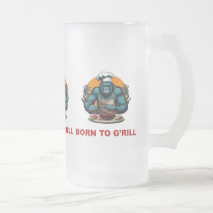 Chope Givrée Né pour être un maître du barbecue G'rill Fun Pun