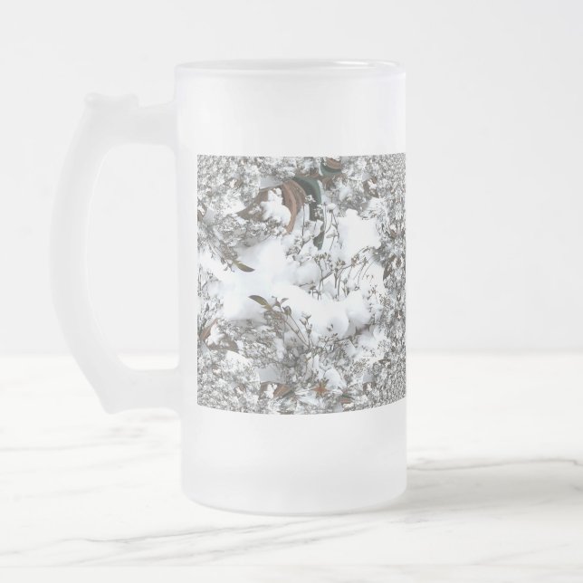 Chope Givrée Neige Abstraite (Gauche)