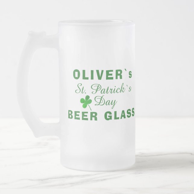 Chope Givrée Nom du trèfle vert de la Saint-Patrick (Gauche)