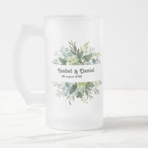 Chope Givrée Nom personnalisé floral moderne féminin