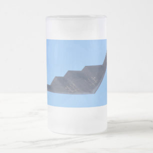 Chope Givrée Northrop Grumman B-2 Spirit Verre Frosted Bière Mu