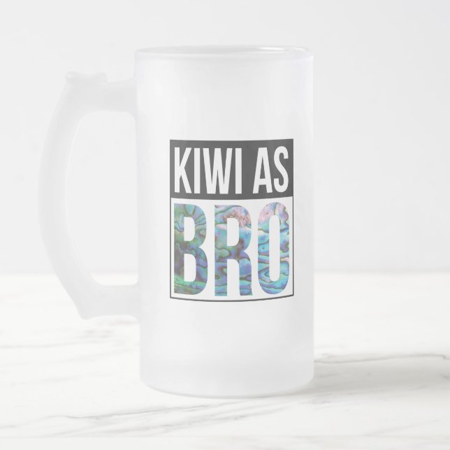 CHOPE GIVRÉE NOUVELLE-ZÉLANDE KIWI EN TANT QUE BRO PAUA (Gauche)