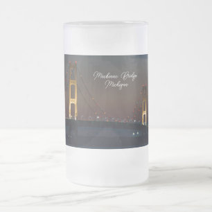 Chope Givrée Nuit Au Pont Mackinac Musique Frosted