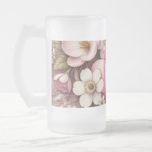 Chope Givrée Oeufs de Pâques floraux roses en dentelle monogram