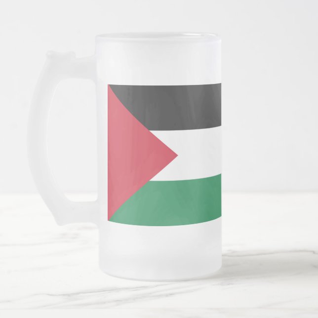Chope Givrée officiellement le drapeau de l'État de Palestine (Gauche)