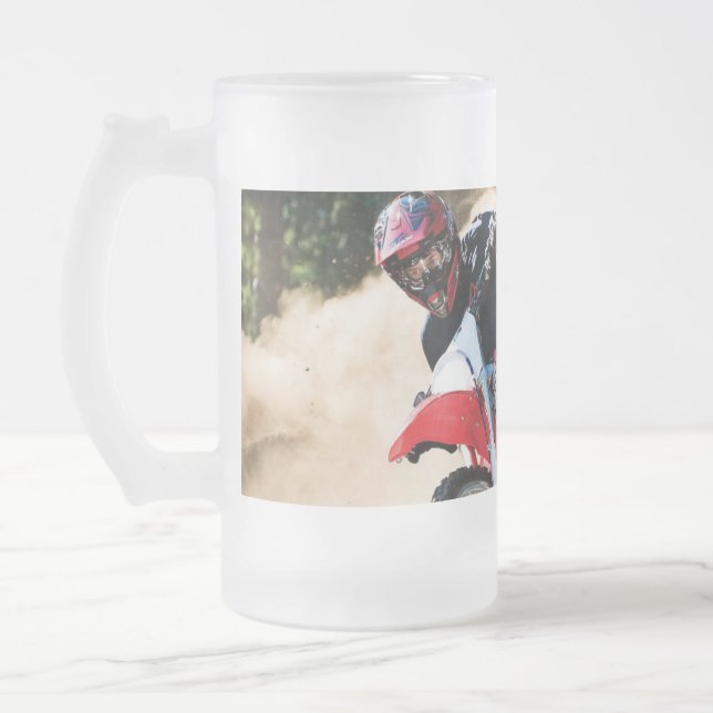 Chope Givrée oreiller de jet de pilote de motocross (Gauche)
