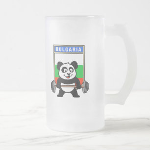 Chope Givrée Panda d'haltérophilie de la Bulgarie