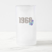 Panneau de Paix 1968 Hippie Fleur Power Aqua Purpl