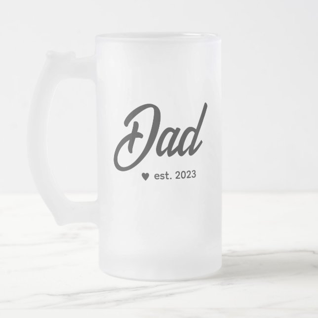 Chope Givrée Papa Lettres simples | Cadeau papa (Gauche)