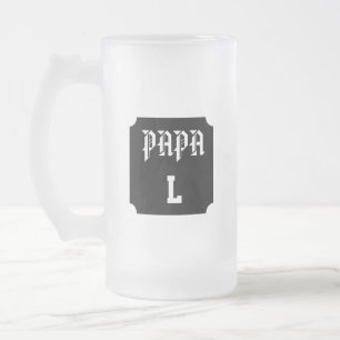 Chope Givrée Papa Monogramme personnalisable