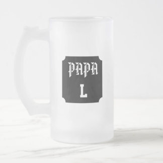 Chope Givrée Papa Monogramme personnalisable