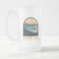 Parc national du lac Crater Emblem Vintage