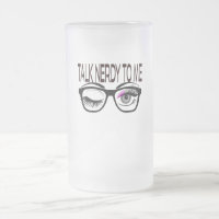 Parlez Nerdy Pour Moi Geeks Lunettes Winking Eye r