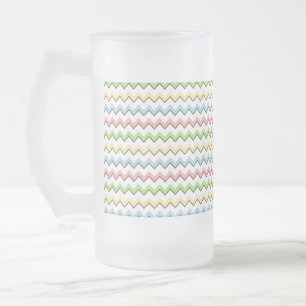Chope Givrée Pastel Chevron-Drop Shadow par Shirley Taylor