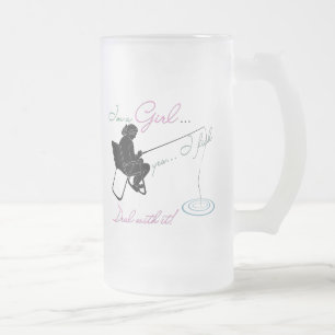 Chope Givrée Pêche fille traite avec elle Pêche