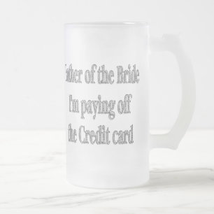Chope Givrée Père de la bière en verre Stein de cadeau de jeu