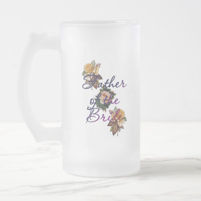 Chope Givrée Père De La Fleur De Mariée (Gauche)